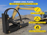 Hydraulic Backhoe, 45.7cm 1.27cm Thickness Heavy Duty Excavator, Black Steel Weld On V952-FCMZ18INDYYYG12MMV0
