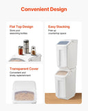 VEVOR 4.5Gal/20Lx2 Large Ingredient Storage Container Airtight Kitchen Flour Bin V952-ZMXMX2G40LBTN0ZRXV0