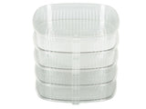 Transparent Dish Dust Cover Dustproof Multi Layer Dish Cover Multifunctional Food Cover 4 Layer V1294-YM0521-3118230076512