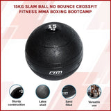 15kg Slam Ball No Bounce Crossfit Fitness MMA Boxing BootCamp V63-821653