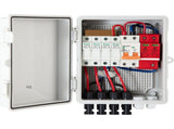 PV Combiner Box, 4 String with 15A Rated Current Fuse, 63A Circuit Breaker, Lightning Arreste V952-G2415A63AIP654HIKV0