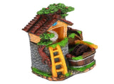Desktop Fountain Decoration Indoor Simulation Resin Rockery Fake Tree Feng Shui Landscape Table V1294-YM0901-3111200208611