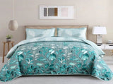 Crafted Quilted Bedspread and Pillowcases Set A Testament to Elegance - Queen size V745-MAC090452Q13U
