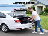 Giantz Foldable Hand Trolley Collapsible Transport Cart 180kg Load Black PT-180-BK