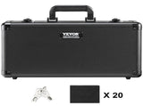 Graded Card Storage Box, 4 Slots, Graded Sports Cards Holder Carrying Case with Key Lock Foam V952-FJKSNHYCSKK9N54I7V0