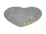 Pet Memorial Stone Heart Shaped Garden Memorial Tombstone Resin Dog Cat Gravestone for Lawn V1294-YM0523-3111210419314