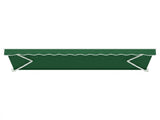 Instahut Retractable Folding Arm Awning Manual Sunshade 5Mx3M Dark Green AWN-B-ARM-50X30-DKGN