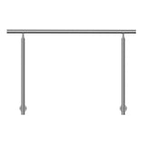 VEVOR 59 in Handrails for Outdoor Steps Staircase for Porch Deck Side-mount V952-BXGSLZFS150CQRI7OV0