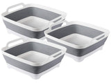 3x Collapsible Strainer Foldable Fruit Veggies Wash Colander Storage Basket V563-75193-3X