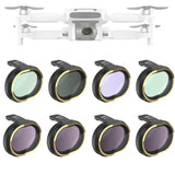 8-In-1 Lens Filter Kit For Fimi X8 Mini Drone - Uv Cpl Nd8 Nd16 Nd32 Star Night Filters PRL-508528100ADE
