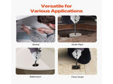 Drain Cleaner Machine 75FT x 3/8Inch, Auto Feed Sewer Snake Auger with 4 Cutter & Air-activated Foot V952-ZDJJKLSGDSTJZXGSSV3