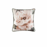 Bianca Somerset White Velvet Square Filled Cushion 43 x 43cm V442-BCA-CUSHION-SOMERSET-WHITE-SQ