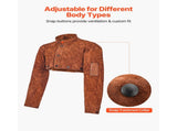 Leather Welding Cape Sleeve, Heavy Duty Flame Resistant Cowhide Safety Cape Sleeves for Men Women, V952-DPKDPKNPXLM0BW738001V0