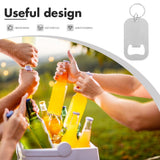 10Pcs Multifunctional Stainless Steel Bottle Opener Keychains for Everyday Use V1369-AZ3-W-20714
