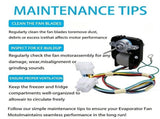 Refrigerator Evaporator Fan Motor Replacement Kits for 5303918549 241854301 Quick Operation and Easy V1366-AZ2-W-17098