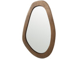 Mid Century Asymmetric Wood Framed Wall Mirror 40x85cm V637-18906MIR