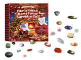 Advent Calendar Rock Gemstone Collection with 24 Natural and Healing Stones Advent Calendar for V1366-AZ2-W-16623