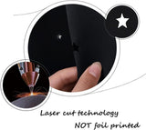 Hollow Star Blackout Kids Curtain, Single Laser-Cut Nursery Window Panel for Bedroom and Playroom, V1189-LC-AMZ-00233