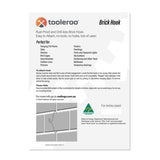 10 Pack 76mm Brick Wall Hooks - Clips Hangers For Pictures Plants V238-SUPDZ-32322563539024