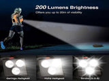 LED Chest Light with Reflective Vest, Night Running Gear with Rechargeable Battery V1263-JX-3872