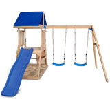 Lifespan Kids Hazelbrook Swing Set & Play Centre with 1.8m Slide V572-LKPC-HAZEL-BU