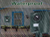Ultrasonic Animal Deterrent Solar Powered Waterproof Outdoor Training Aid for Garden Yard Dark V1189-LC-RY-00010