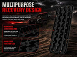 2x 10 Ton 4WD Car Recovery Tracks Sand Mud Snow Traction Boards Off-Road Device Mat V379-REVTRCK001