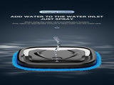 Black P6 Smart Robotic Mop and Floor Cleaner for Full Home Cleansing High Power, Wet & Dry Dual V888-ELOSUNG52149