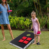 Bean Bag Toss Cornhole Game Set Aluminium Frame Portable Design V63-821073