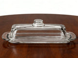 Glass Butter Dish with Lid Rectangular Multifunction Airtight Covered Butter Tray Dishwasher Safe V1294-YM0901-3118260019612