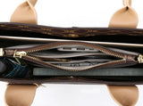 Beige And Brown Retro Fashion Handbag - Elegant Tote with Large Capacity for Work and Daily Use V888-ELOSUNG13998