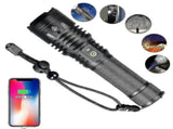 Bright Handheld Flashlight Portable Outdoor Torch High Lumen LED Flashlight V1263-JX-4317