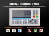 80W CO2 Laser Engraver, 500 x 700 mm, 19.7 IPS Laser Cutter Machine with 2-Way Pass Air Assist, V952-YTSDKJACCO270S9X2V3