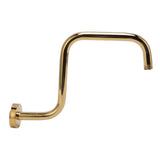 Shower Extension Arm Stainless Steel High Rise Shower Arm with Flange Wall Mounted Shower Head Riser V1294-YM0626-3112220083811