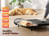 Everfit Treadmill Electric Walking Pad with Incline Under Desk Home Gym Black TMILL-400-INC-BK