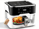 6.0QT Glass Air Fryer with Touchscreen Control 1500W, Power-Off & Overheat Protection, Adjustable V1107-CS-ZAILXA20