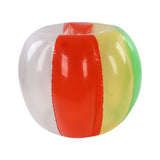Inflatable Bumping Ball Foldable Portable Body Bubble Ball 90x75cm for Party Games Red Yellow Green V1294-YM0901-3111230181713
