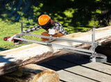 Chainsaw Mill, Portable Sawmill 14"-48" Guide Bar, Galvanized Steel Chainsaw Planking Mill with V952-HXQGLJZJLMDGKDA5DV0