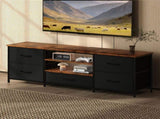 Levede TV Stand Cabinet Entertainment Unit Stand 140cm 5 Drawers Storage Shelves TA1038-AU