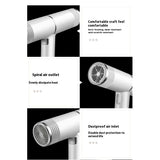 Professional Hair Dryer - Lightweight, Powerful Pro Salon Blow with Diffuser & 3 Concentrator Nozzle V1369-AZ3-W-04188