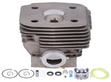 56mm Cylinder Piston Kit Wear Resistant Cylinder Piston Engine Kits for Husqvarna 395 V1294-YM0523-3111210362811