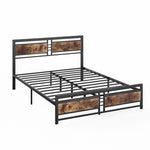 Levede Metal Bed Frame Queen Mattress BF1033-Q