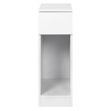 Levede Slim Bedside Table Nightstand Side Table Storage Bedroom Narrow Cabinet NI1084-WH-AU