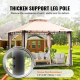 Patio Gazebo for 6-8 Person, 3.05 x 3.05 m Backyard Gazebo, with Mosquito Netting, Metal Frame, and V952-TYLTZZ10X10FTV427V0