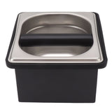 Coffee Knock Box Rubber Coffee Box with Removable Stainless Steel Ground Container for Cafe Bar S V1294-YM0521-3118230088811