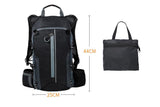 Small Daypack 10L Waterproof Bicycle Bag Backpack Ultralight Bike Water Bag for Women Men - Black V1308-DSZKI-2-1