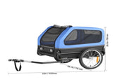 Dog Bike Trailer, Supports up to 40 kg, Pet Cart Bicycle Carrier for Small & Large Dogs, Easy V952-TCSCWZXCTC88AW1LH001V0