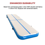 4m Inflatable Air Track Gym Mat Airtrack Tumbling Gymnastics Tumbling with Pump V63-823811