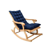 Suede Sun Lounger Chair Cushions Non Slip Rocking Chair Cushion Garden Recliner Quilted Thick Padded V1294-YM0717-10192564