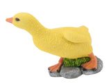Garden Duck Statue Outdoor Yard Resin Cute Animal Lawn Figurine Patio Ornament Sculpture Art Yellow V1294-YM0521-3111230036211